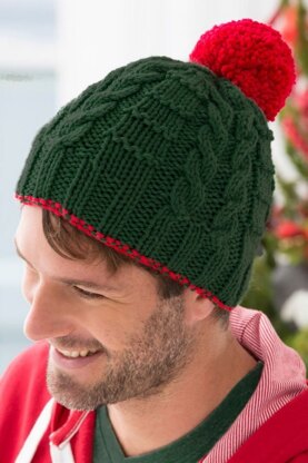Christmas Gift Beanies in Red Heart With Love Solids - LW3735