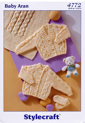 Cardigans, Blankets & Mittens in Stylecraft Baby Aran - 4772
