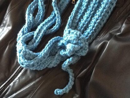 Blue Lagoon Chunky Scarf