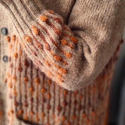 Falling Drops cardigan - knitting pattern