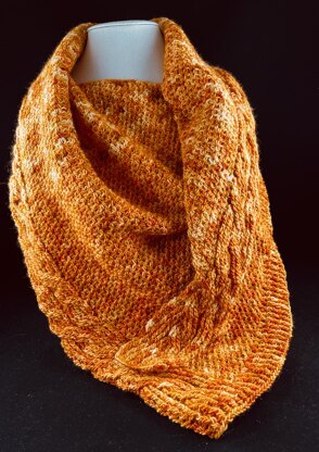 "Kiss Me I'm Irish" Crochet Scarf/Shawl