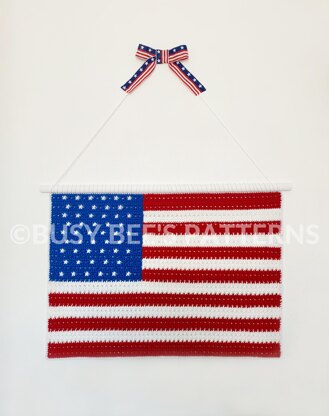 American Flag Wall Hanging/Blanket