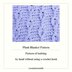 Plush Blanket Pattern