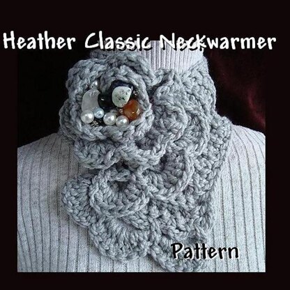 Classic Heather Scarf Neckwarmer | Crochet Pattern by Ashton11