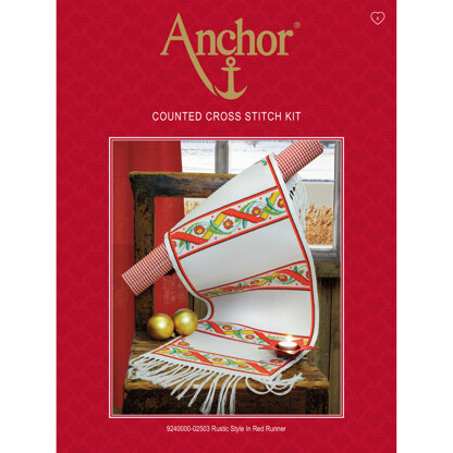 Anchor Rustic Style Runner Cross Stitch Kit - 27cm x 100cm