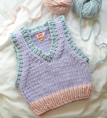 Vicky's Vest Knitting pattern by vickyknits | LoveCrafts