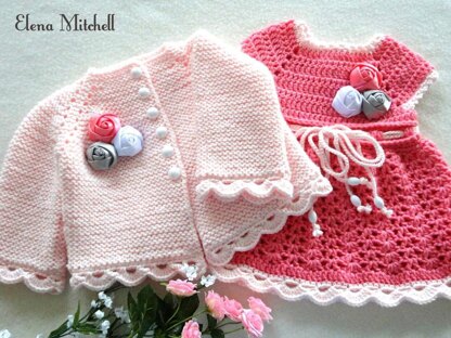 Knitting Baby Jacket Crochet Baby Dress Pattern