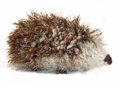 William the Hedgehog Toy in Lion Brand Wool-Ease Thick & Quick and Fun Fur - 50855