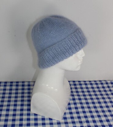 Mohair Beanie Hat Circular