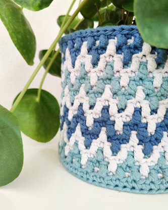 Chunky ZigZag basket