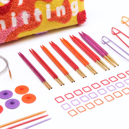 KnitPro Joy of Knitting Gift Set Interchangeable Needle Tips - Various (Set of 50)