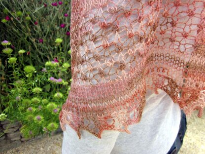 Blackberry Mist Shawl