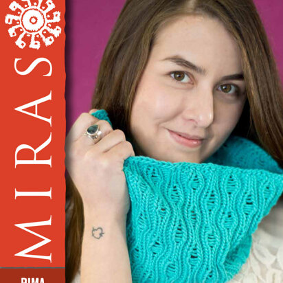 Drop Stitch Cowl & Wrap in Mirasol Pima Kuri - M5097 - Downloadable PDF