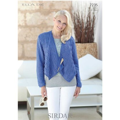 Jacket in Sirdar Ella DK - 7235