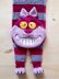 Grinning Cheshire Cat scarf