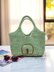 Signature Filet Carryall Crochet Pattern - Customizable Initial Bag - Digital Download