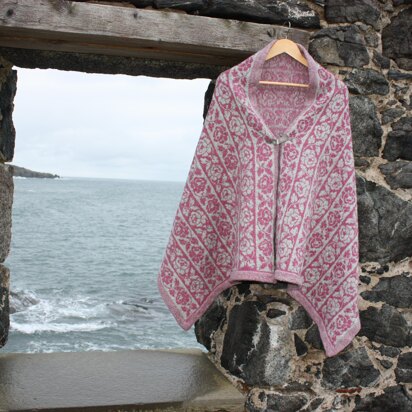 Rambling Rose Wrap - knitting pattern