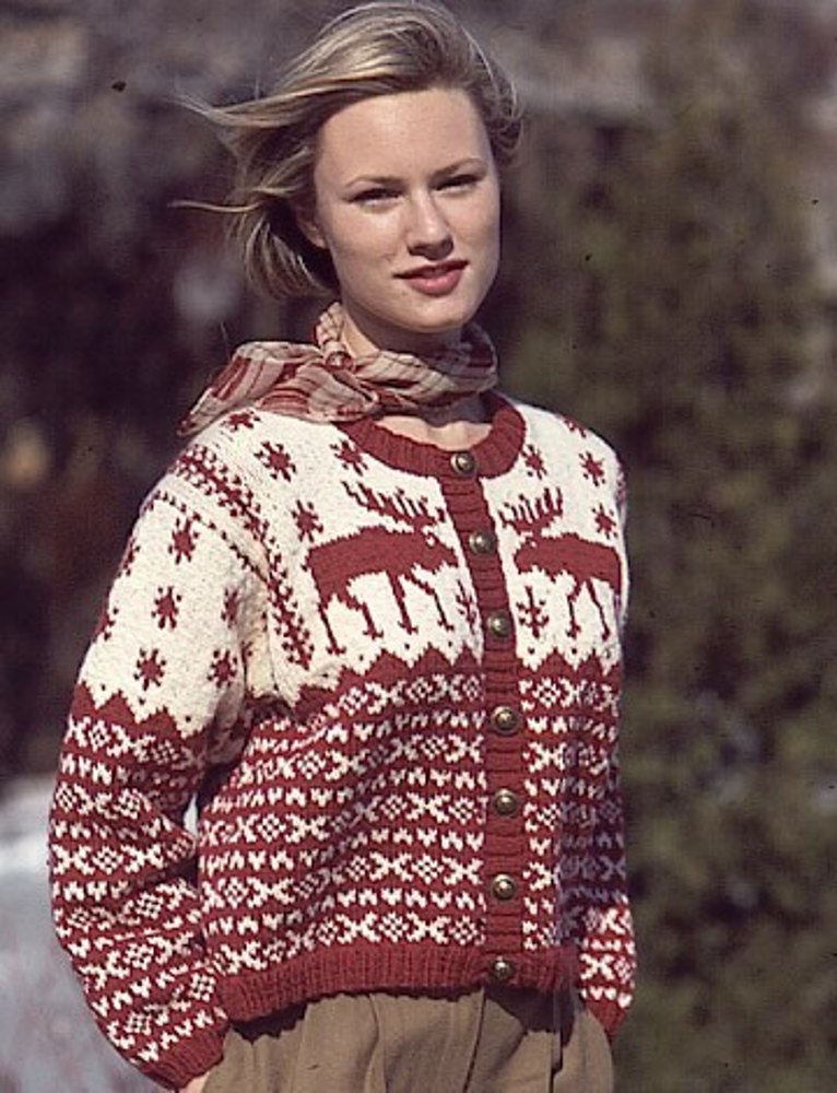 Nordic Cardigan in Patons Classic Wool Worsted | Knitting Patterns