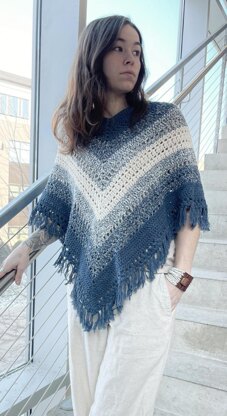 Boho Poncho Crochet Pattern