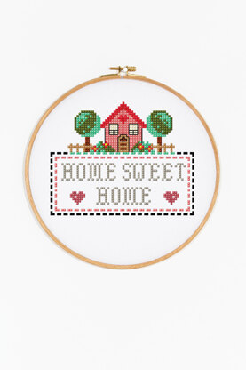 Home Sweet Home  in DMC - PAT0110 -  Downloadable PDF