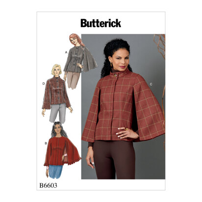Butterick Misses' Cape B6603 - Sewing Pattern