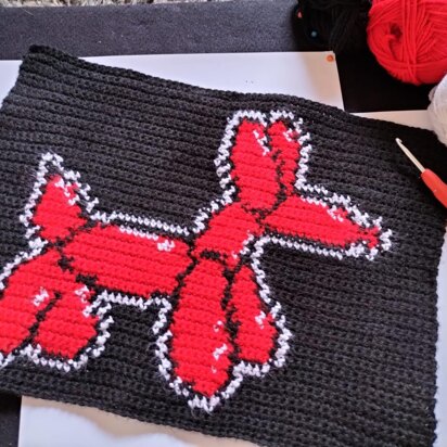 Balloon Animal Tapestry Crochet Pattern