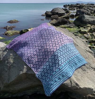 Baby Blanket Lavender Lagoon