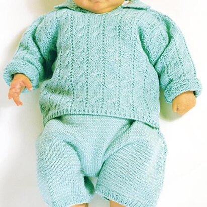 Paperelle Set in Adriafil Nice Baby, Dolcezza and Azzurra - Downloadable PDF - knitting pattern