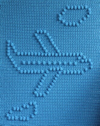 Airplane Baby Blanket