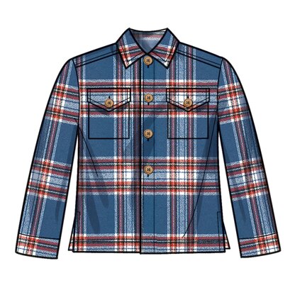 New Look Children's Knit Top, Jacket, Vest and Cargo Pants 6746 - Paper Pattern, Size 3-4-5-6-7-8