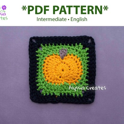 Pumpkin Granny Square