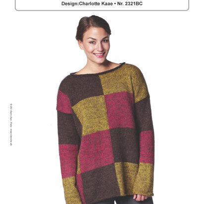 Geometric Intarsia Sweater in BC Garn Semilla Fino & Kid Mohair - 2321BC - Downloadable PDF