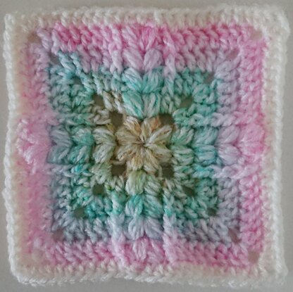 Puffs and Hugs Granny Square