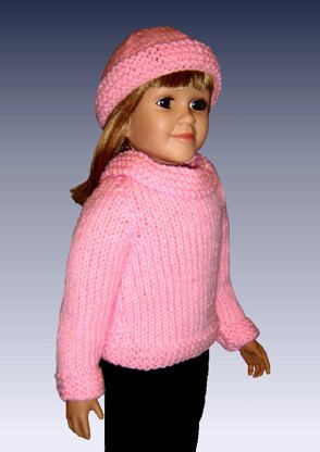 Knitting Pattern for My Twinn, My BFF, 23 inch dolls. 604