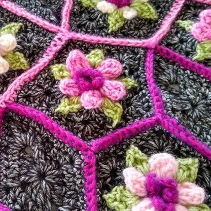 Cherry Blossom Afghan