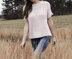 Ashby Tee in Blue Sky Fibers Skinny Cotton - 20161 PDF