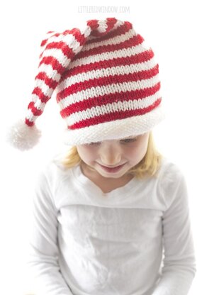 Christmas Striped Stocking Cap