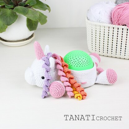 Crochet Pattern - Night light Unicorn/Projector star