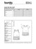 Burda Style Child's Summer Jersey Dresses B9341 - Paper Pattern, Size 2-7