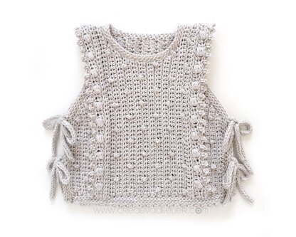 6-sizes – PICOTS Crochet Vest Pattern