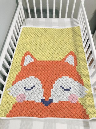 Cute Fox Baby Blanket