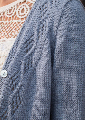 Chenin Cardigan in Berroco Summer Silk - 384-3 - Downloadable PDF