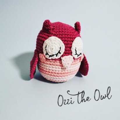 Free Owl Crochet Pattern - DIY Fluffies Owl keychain Amigurumi