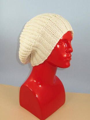 Chunky 2x2 Rib Cuff Fishermans Rib Slouch Hat