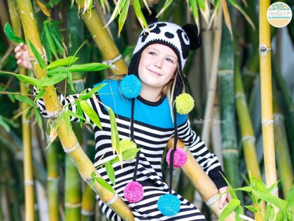 Amanda the Rock-n-Roll Panda Hat