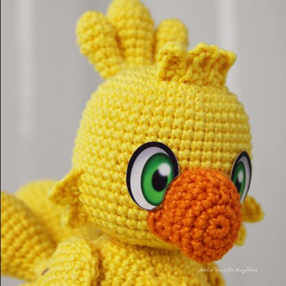Kweh Bird Amigurumi Pattern – Final Fantasy-Inspired Chocobo Plush (PDF Pattern)