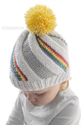 Rainbow Swirl Hat