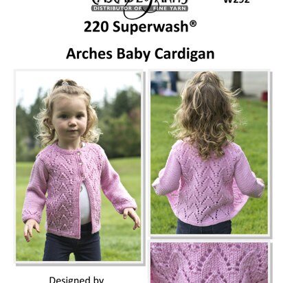 Arches Baby Cardigan in Cascade 220 Superwash Quatro - W292