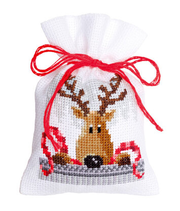 Vervaco Christmas Buddies - Pack of 3 Cross Stitch Kit - 8cm x 12cm