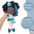 Ola - Mermaid Crochet Pattern, Plushie Mermaid